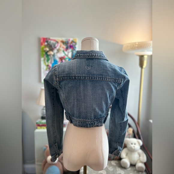 Highway Crop Jean Jacket - Picture 2 of 4